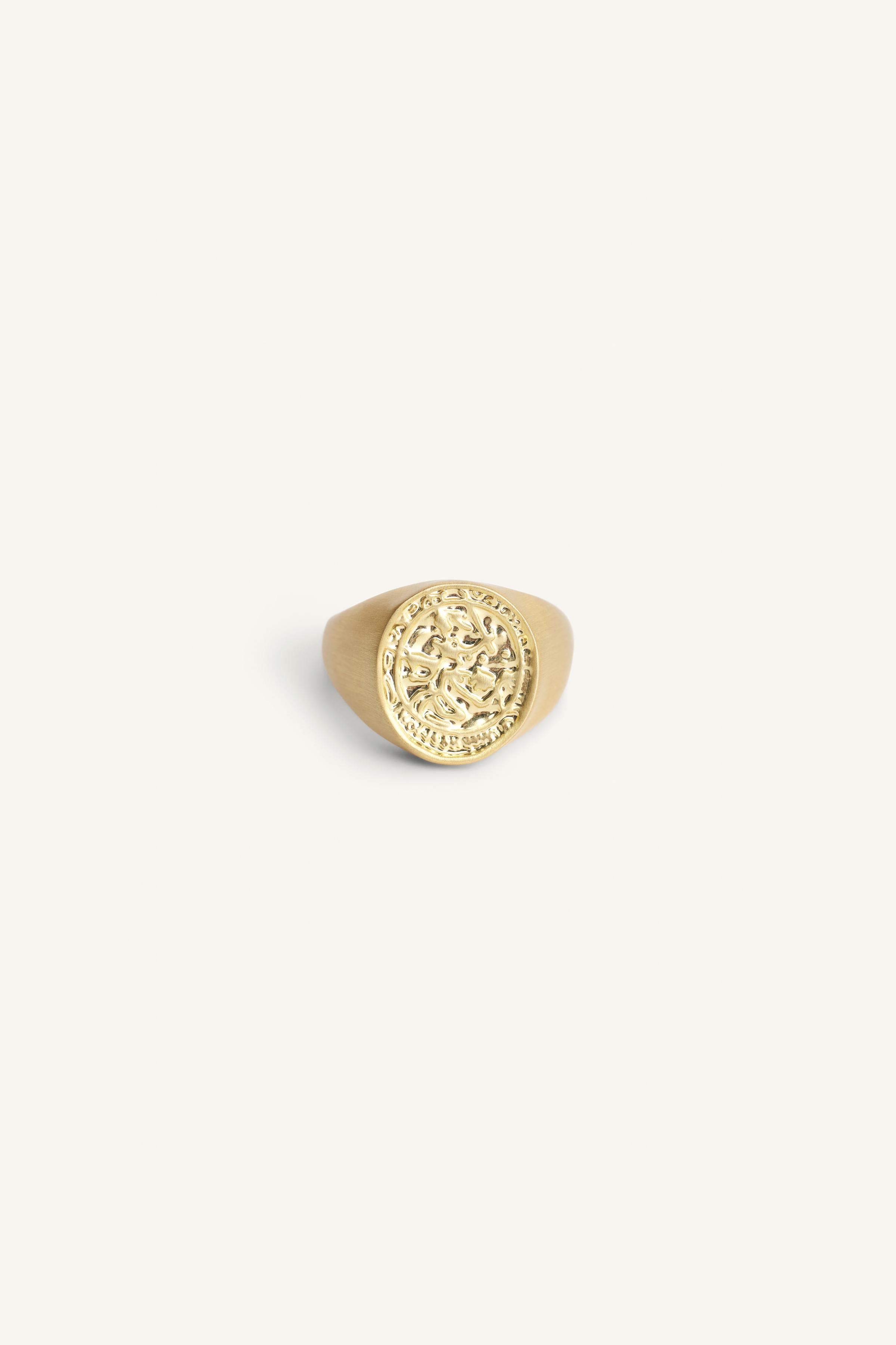 LIMITED EDITION EMBOSSED SIGNET RING